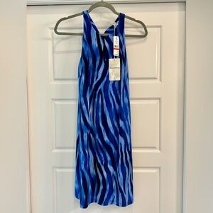 Tommy Bahama Blue Zebra Print Dress